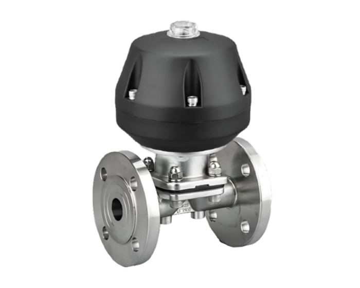 Sanitary diaphragm valve with Flanged Ends Nordic Valves