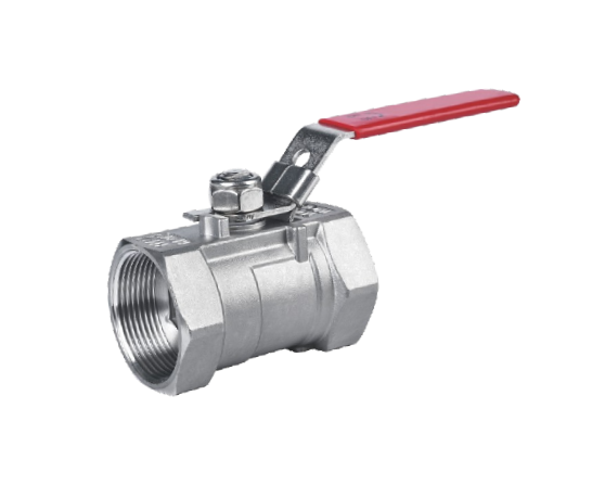 Stainless steel 1 piece ball valve threaded