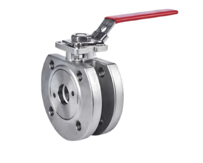 Stainless steel wafer type ball valve wafer type 1